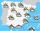 Mapa tiempo Espaa hoy
